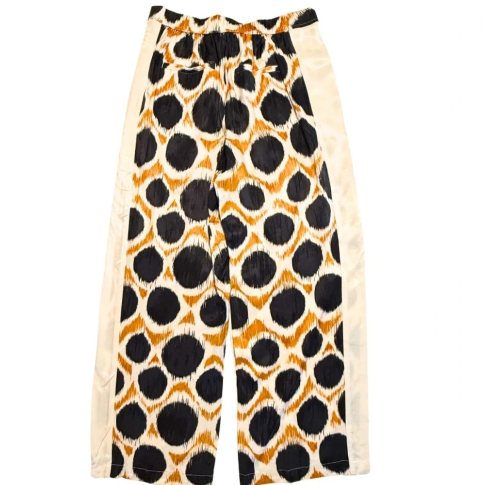 Anthropologie Maeve Women's Wide-Leg Pants, Geometric Print, Size 8 - Picture 1 of 6